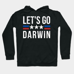 Lets Go Darwin US Flag Vintage Hoodie